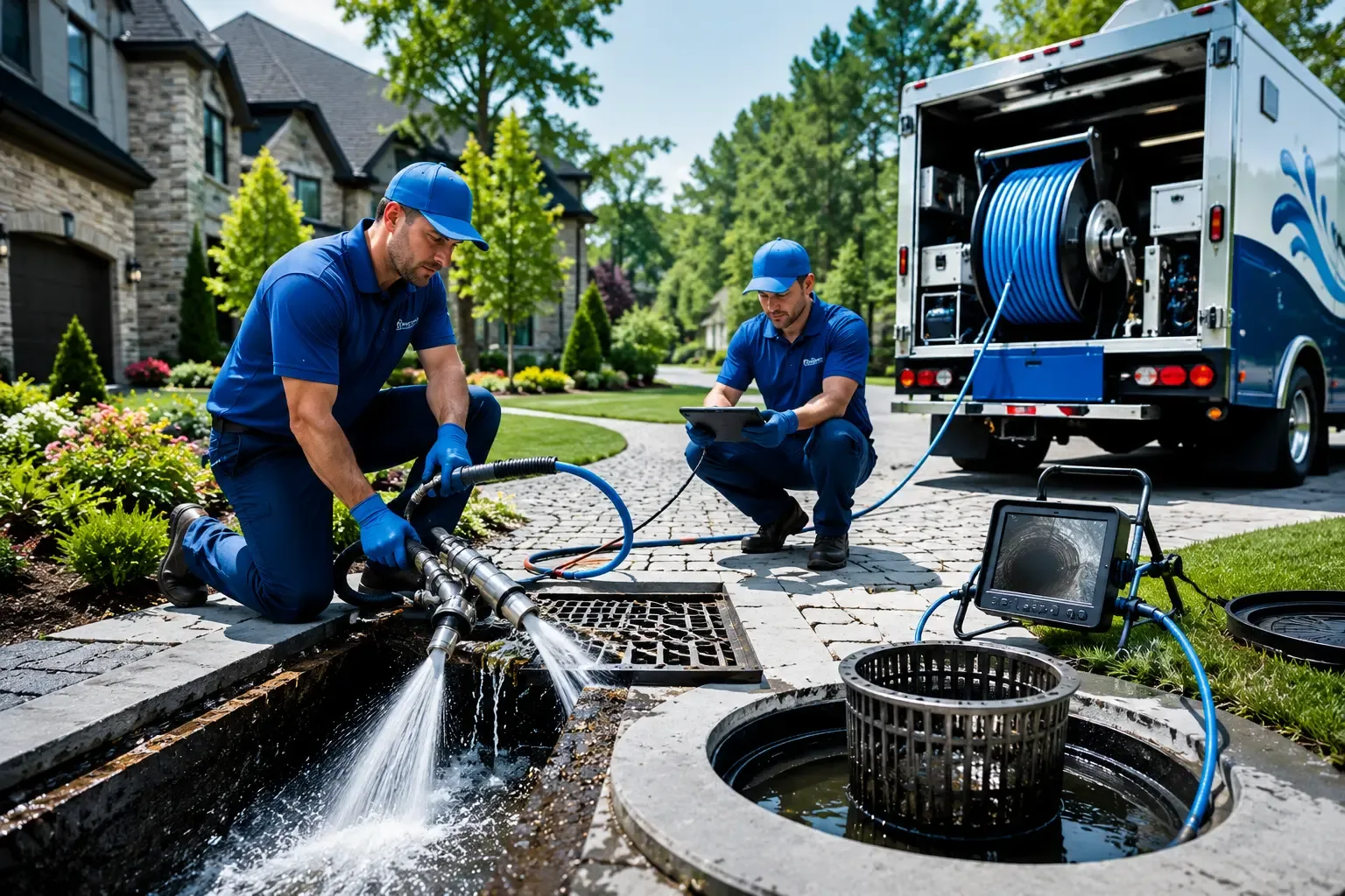 Local outdoor drain cleaning professionals in White, GA